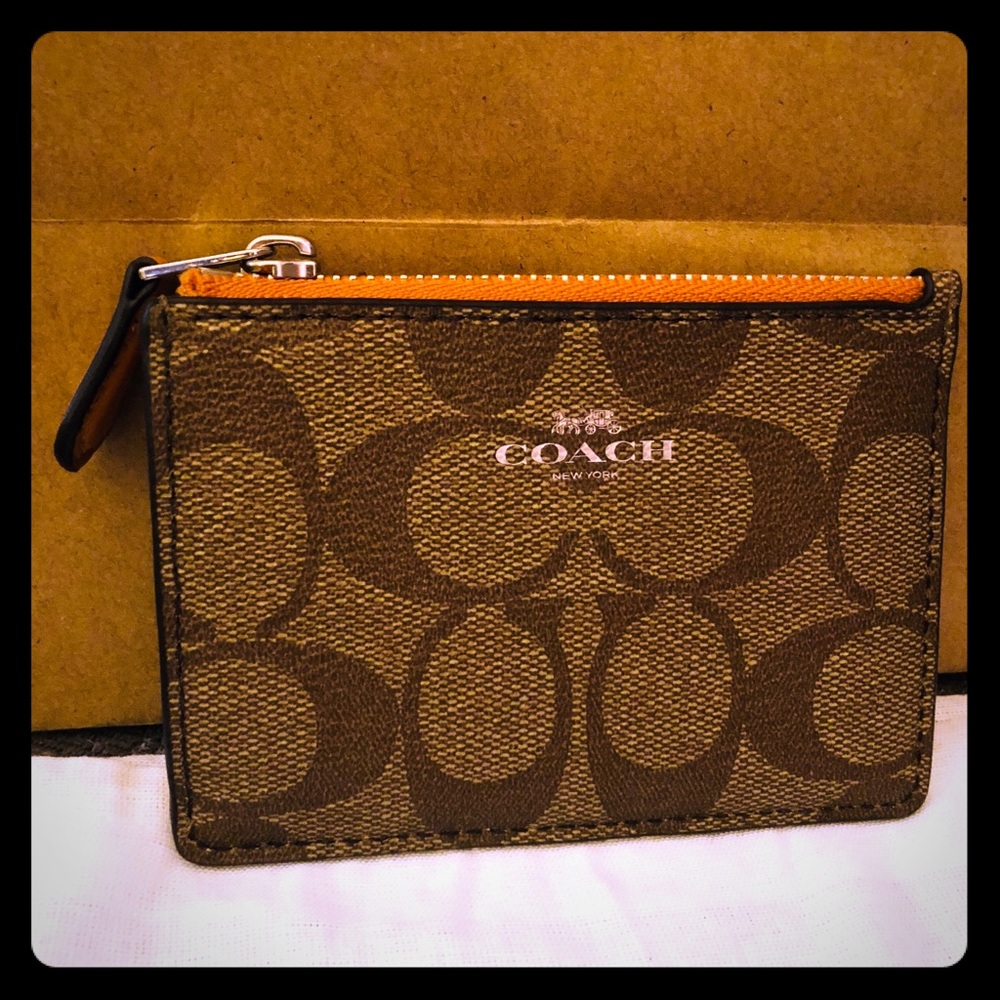Coach card holder wallet